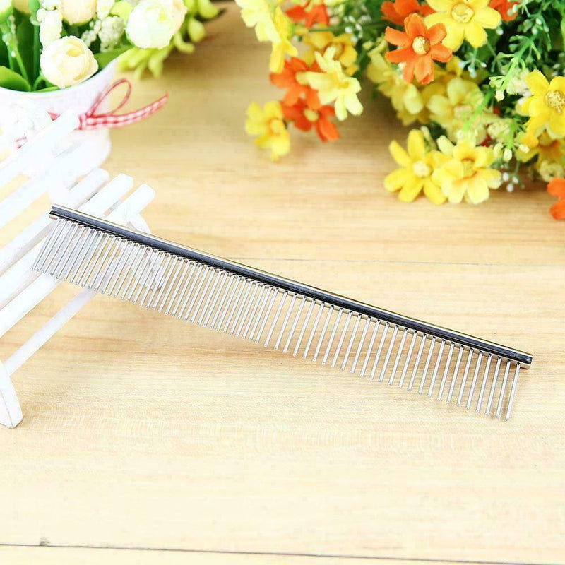 Stainless Steel Comb Hair Brush Shedding For Cat Dog Hot Trimmer Grooming U3D6