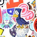 50PCs Stickers Mix Style Funny Cartoon Fridge Doodle Snowboard Luggage StickeJ&M