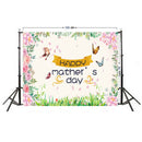 Party Flower Mother Day Theme Background Cloth Photography Props Studio Backdrop
