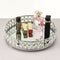 Crystal Vanity Makeup Tray Large Storage Ornate Jewelry Trinket Cosmetic Tray