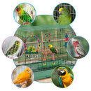 1pcs Bird Toys Hanging Swing Pet Cage Hammock Parakeet Finch Budgie Macaws