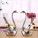 Stainless Steel Fork and Spoon Holder, Decoration Tableware Set kitchen Too W5P8