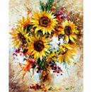 photo color Sunflower Diy Digital Painting By Numbers Picture Modern Wall A