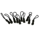10Pcs Zipper Pulls Slider Cord Puller Ends Lock Zip Clip Buckle For Bag