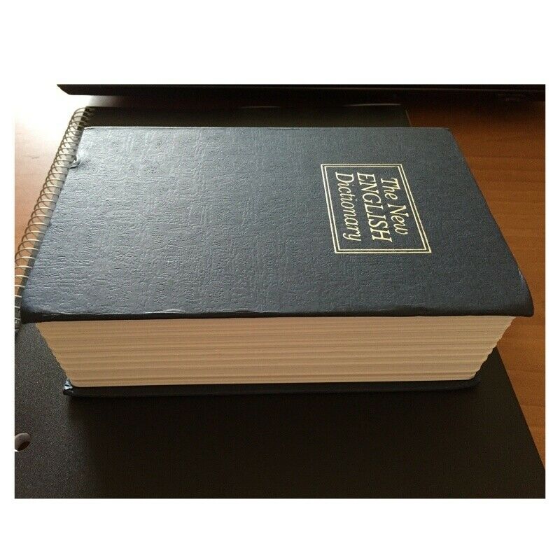 Dictionary Book Safe Diversion Secret Hidden Security Stash Booksafe Lock&K S3M5