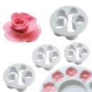 4x Fondant Cake Biscuit Mold Cookie Sugarcraft Plunger Mould Decorating .