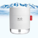 500ml 7 Color LED Ultrasonic USB Humidifier Essential Oil Diffuser (White) A