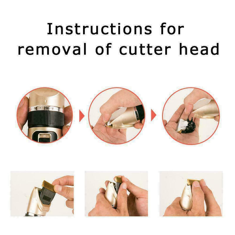 Pet Dog Cat Grooming Clippers Hair Trimmer Groomer Razor R3W5. Shaver Quiet D9O4