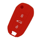 Car Key Protive Cover Holder for BUICK Flip Folding Remote Key Fob Red