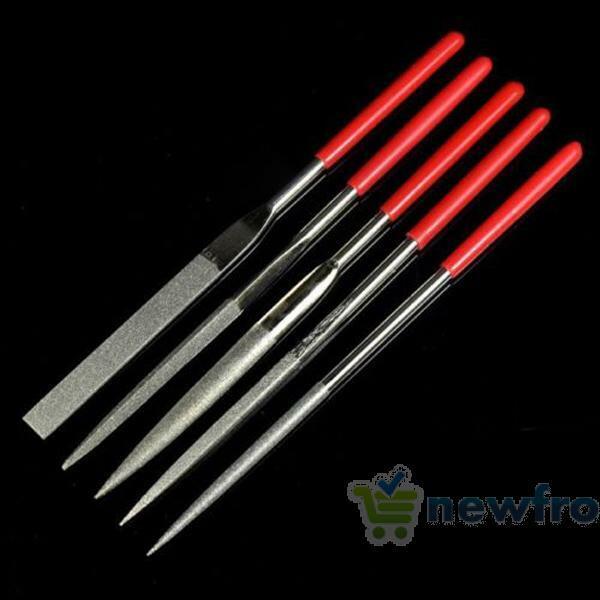 5pcs Needles File Set Jeweler Diamond Wood Carving Craft Metal Glass Stone Tools