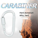 Aluminum Alloy D Carabiner Keychain Outdoor Climbing Snap Hanging Buckle