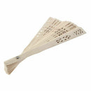 Flower Pattern Hollow Out Foldable Wooden Hand Fan Gift 7.9"