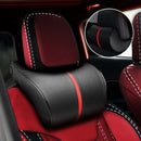 Car Headrest Pu Leather Seat Headrest Memory Foam Pillow Neck Rest Protecti