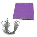 Replacement Fabric Cloth & Lace for  Chair Couch 63x17" Purple