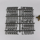 4Pcs/Set Characters For Felt Letter Board Numbers For Letter Board Changeable