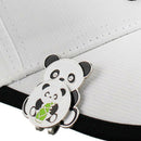 1PC Portable Panda Golf Cap Clip Black White Golf Hat Clip Golf Ball Marker