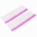 50pcs Disposable Makeup Eyelash Brushes Mascara Wands Applicator (Rose) A