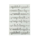 English greetings Transparent Silicone Clear Stamps for Scrapbook Album Cards SP
