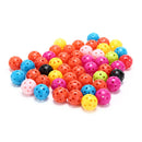 50Pcs Plastic Airflow Hollow Golf Ball Indoor Practice Training Balls OZ