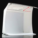 Mini Folding Studio Lightbox 2 Panel LED Light Softbox Photography Box Kit