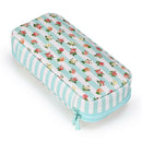 bon208 Floral Pencil Case with Compartments -High Capacity Double Layers Pe O7O5