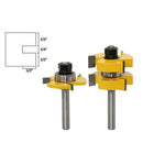 2 Tongue and Groove Router Bit -8mm 5/16" Shank, 3 Teeth Carbide Cutters