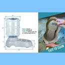 3.5L Large Automatic Pet For Cats Dogs Plastic Dog Food Bowl Pets Dispenser