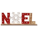 Christmas Wooden Letter Ornaments Art Crafts English Alphabet Desktop Decor A