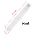 10x 10ml Empty Plastic Roll on Bottle Perfume Essential Oil Roller Ball