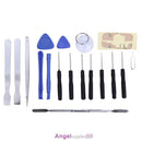 18 IN1 Mobile Repair Opening Tools Kit Set Pry Screwdriver For Cell Phone i