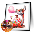DIY Embroidery Kit 5D Full Round Drill Cartoon Deer Diamond Painting Craft