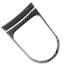 2Pcs Carbon Fiber Gear Box Console Gear Box Panel Trim Cover for Ford Musta