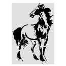 Horse Stencil Cake Mould Kids Painting Scrapbook Template Stencils DIY De JR
