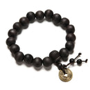 Wood Buddha Buddhist Prayer Beads Tibet Bracelet Mala Bangle Wrist Ornament ME