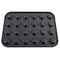 Mini Muffin Pan 24 Cup Nonstick Carbon Steel Cupcake Pan Baking Tray Black S7E5