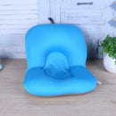 Foldable Baby Bath Tub Baby Bath Seat Antiskid Bathing Net Mat(Blue) A