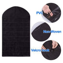Hanging Jewelry Organizer, 2PCS Double Side 64 Pockets 36 Magic Tape Hook f X8A6