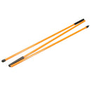 2Pcs Golf Alignment Sticks Fiberglass Training Aid Rods For Correct Ball DirG4R7