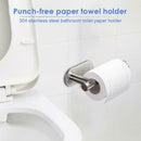 Toilet Paper Holder without Drilling 304 Stainless Steel Tissue Roll Rack