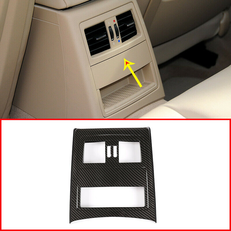 For Bmw E90 2005-2012 3 Series Carbon Fiber Car Auto Interior Rear Air Cond D1F9