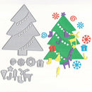 DIY Card Album Paper Scrapbooking Stencil Christmas Tree Carbon Steel Cutting