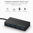 High Speed 4 Port USB Hub 3.0 Multi Splitter Expansion Desktop Black HUB