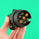 7 Pin Replacement Plastic Trailer Caravan Truck Towing Electrics Plug 12V 1