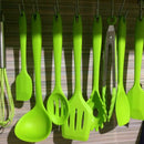 10 Pcs Kitchenware Silicone Heat Resistant Kitchen Cooking Utensils Non-Sti