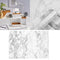 Set Of 2 Marble Contact Paper Waterproof Wall Paper For Bathroom Decor
