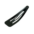 20Pcs Women Girls Kids Black Metal Hair Snap Clips Barrettes Accessorie DES