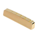 42mm Slotted Brass Metal String Nut for 6-String LP Electric Bass Guitar