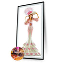 DIY Full Round Diamond Painting Dress Lady Handmade Picture Crafts (A1708)