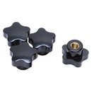 5Pcs M8 Female Thread 32mm Star Head Clamping Nuts Knob Grip Handle J6I5