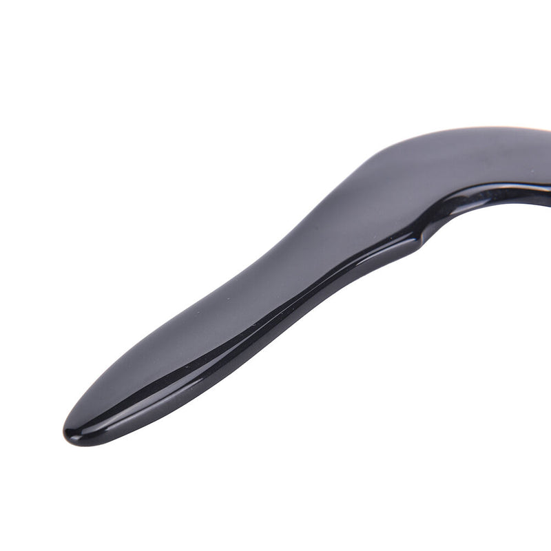 Natural Black Obsidian Stone Skin Care Facial Full Body Massager Beauty Tools 3C